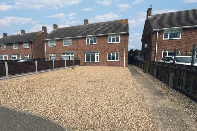 Thumbnail Semi-detached house to rent in Crown Avenue Holbeach St. Marks, Holbeach, Spalding, Lincolnshire