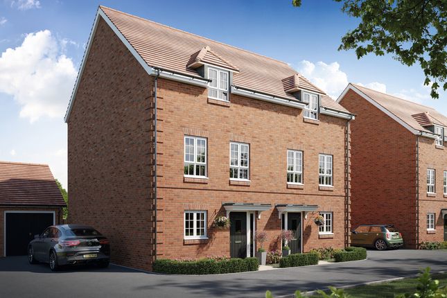 Thumbnail Town house for sale in "The Haywood" at Boorley Park, Botley