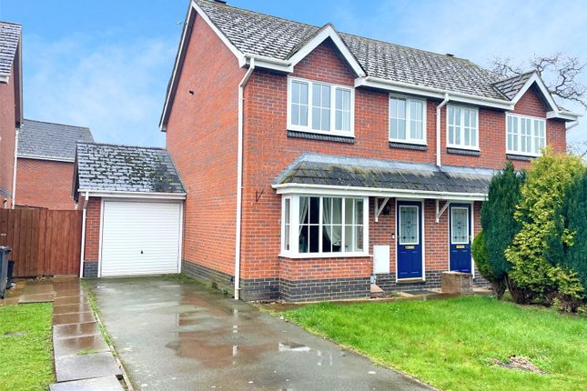 Semi-detached house for sale in Oldcastle Avenue, Guilsfield, Welshpool, Powys