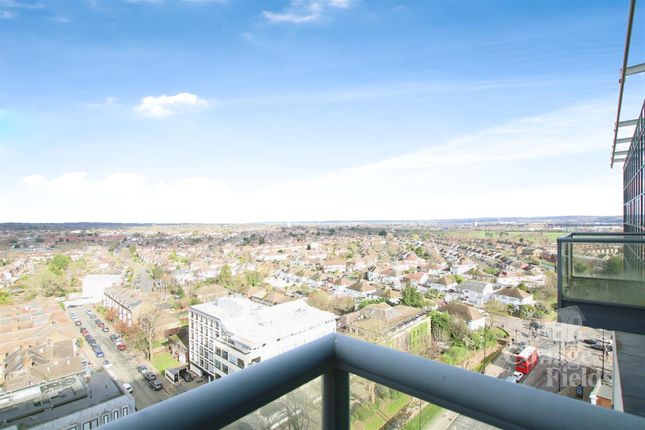 Thumbnail Flat for sale in Colman Parade, Southbury Road, Enfield- Penthouse Apartment, Gated Parking, Stunning Views