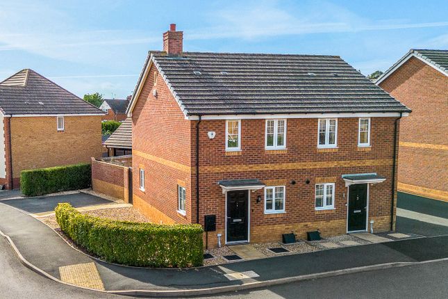 2-bed semi-detached on 1, Rosehip Close, Pershore, £250,000
