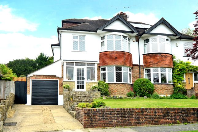 Thumbnail Semi-detached house for sale in Upper Pines, Banstead, Surrey