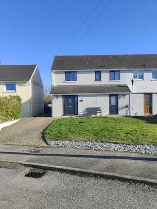 Semi-detached house for sale in Trenchard Estate, Parcllyn, Cardigan SA43