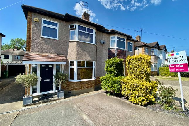 Thumbnail Semi-detached house for sale in Edwards Way, Hutton, Brentwood
