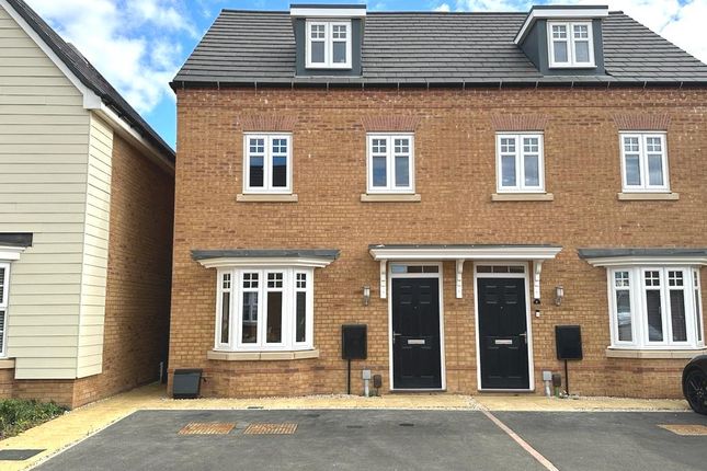 Thumbnail Semi-detached house for sale in Monteyne Close, Overstone, Northampton