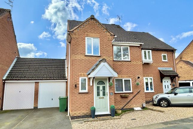 Thumbnail Semi-detached house for sale in Broadfield Way, Countesthorpe, Leicester, Leicestershire.