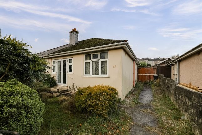 Thumbnail Semi-detached bungalow for sale in Laira Park Road, Lipson, Plymouth