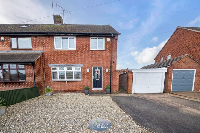 Thumbnail Semi-detached house for sale in Sandringham Crescent, Worksop