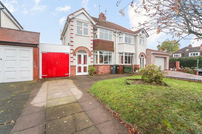 Thumbnail Semi-detached house for sale in Colebrook Road, Shirley, Solihull