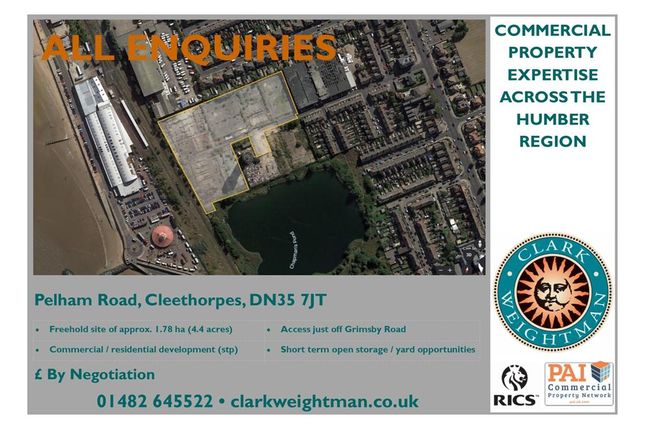 Land to let in Pelham Road, Cleethorpes, North East Lincolnshire