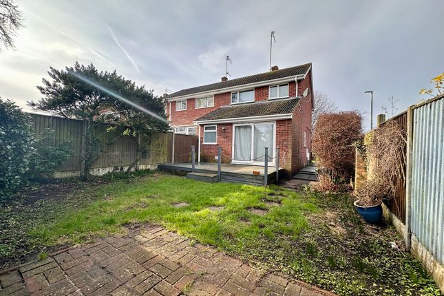 Semi-detached house for sale in Avocet Way, Bradwell, Great Yarmouth