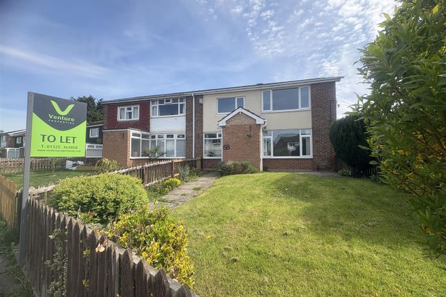 Thumbnail Semi-detached house to rent in Malvern Crescent, Darlington