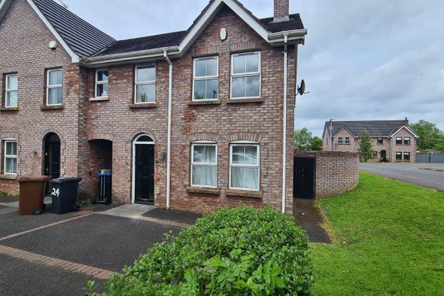 Thumbnail End terrace house for sale in Dermont Court, Newtownabbey, County Antrim