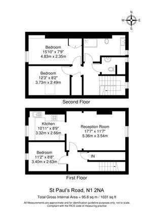 Flat to rent in St Pauls Road, Islington