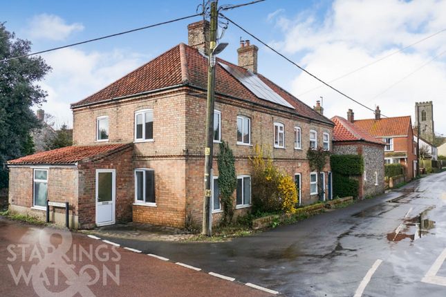 Thumbnail End terrace house for sale in Church Street, Southrepps, Norwich