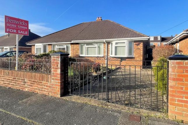 Thumbnail Semi-detached bungalow for sale in Goodwood Road, Gosport