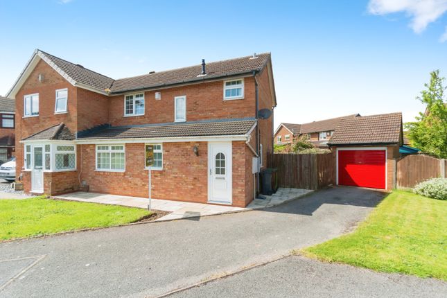 Thumbnail Semi-detached house for sale in Caldeford Avenue, Solihull, West Midlands