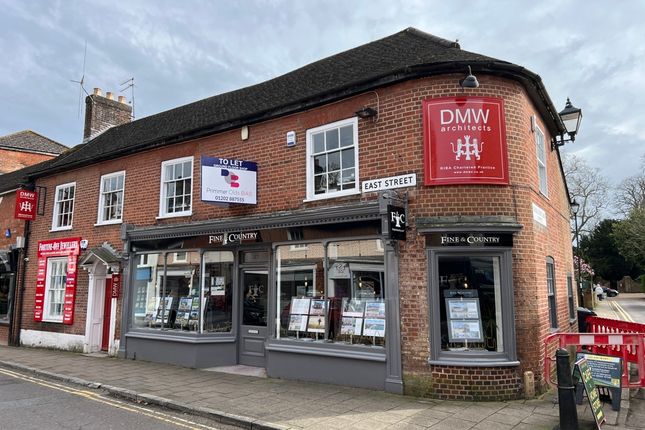 Retail premises to let in 47 East Street, Wimborne, Dorset