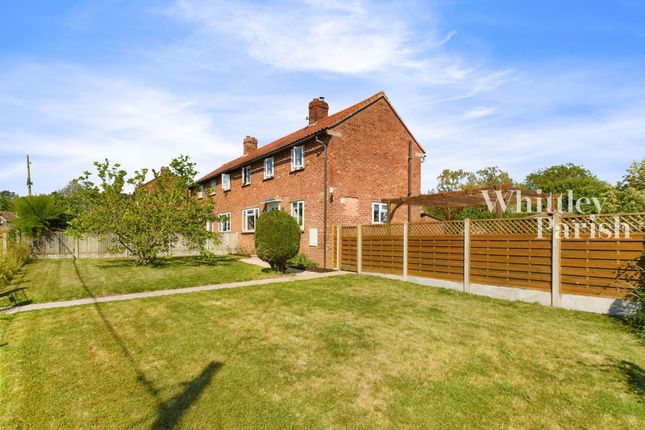 Semi-detached house for sale in Station Road, Pulham St. Mary, Diss