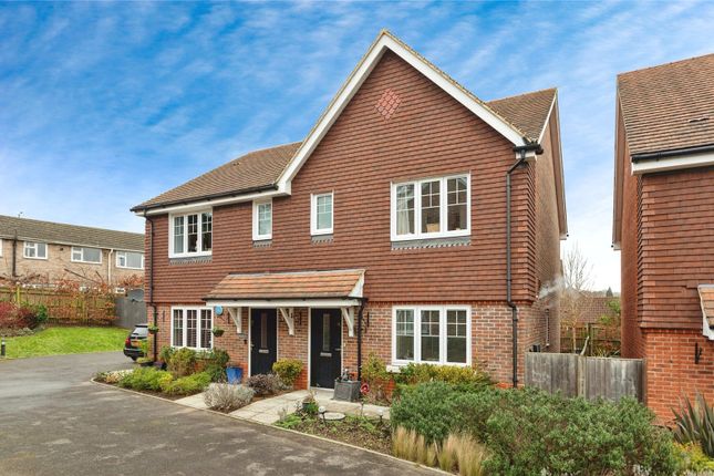 Thumbnail Semi-detached house for sale in Cygnets Close, Redhill, Surrey