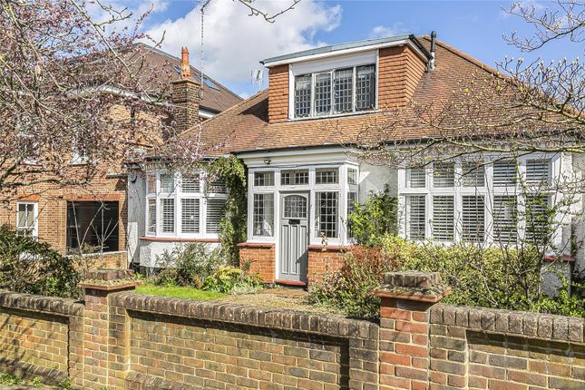 Thumbnail Bungalow for sale in Branscombe Gardens, Winchmore Hill, London