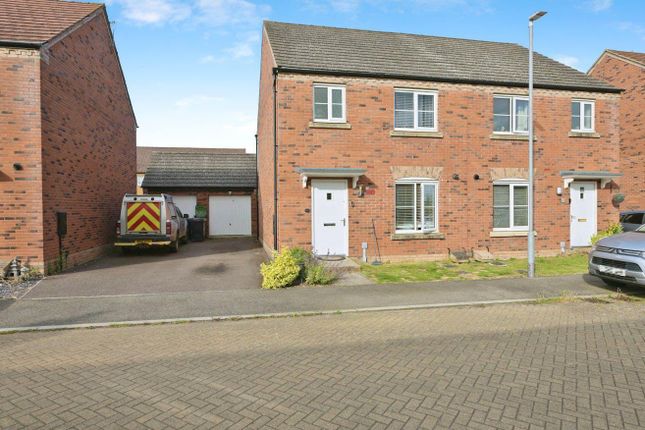 Thumbnail Semi-detached house for sale in Hunts Field Drive, Gretton, Corby