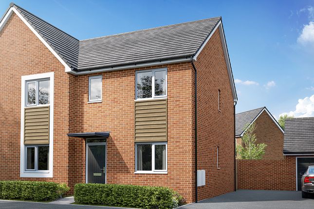 Thumbnail Semi-detached house for sale in "The Lawrence" at Heron Drive, Meon Vale, Stratford-Upon-Avon