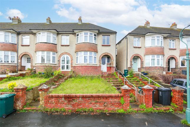 Thumbnail End terrace house for sale in Fairway Crescent, Portslade, Brighton, East Sussex
