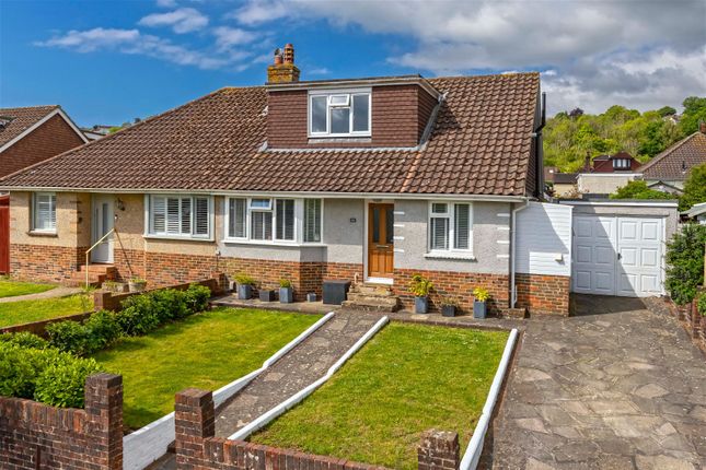 Thumbnail Semi-detached house for sale in Vale Avenue, Findon Valley, Worthing