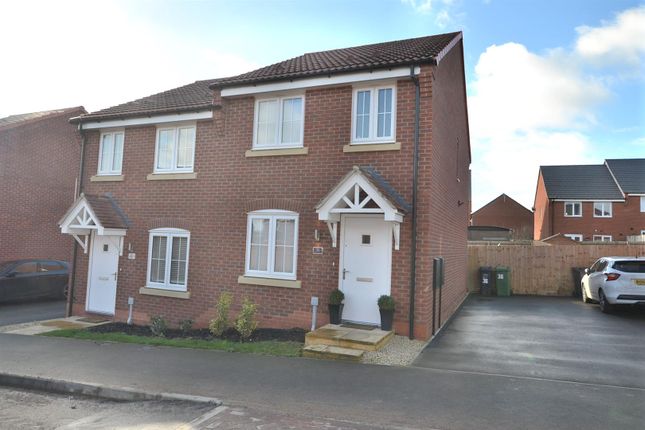 Thumbnail Semi-detached house for sale in Haines Drive, Sileby, Leicestershire