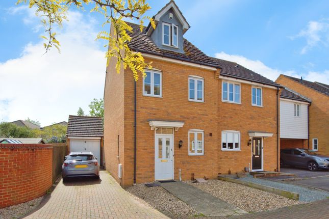 Thumbnail Semi-detached house for sale in Smollett Place, Wickford