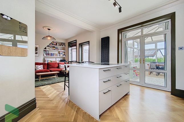 Open Plan Breakfast Kitchen Through To Living Room