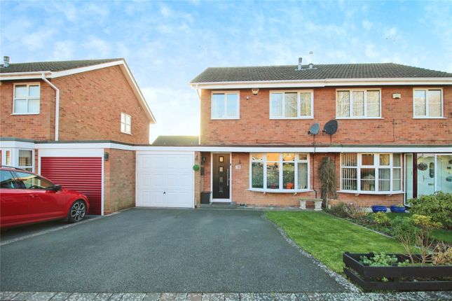 Semi-detached house for sale in Bishopstone Close, Matchborough East Redditch, Worcestershire B98