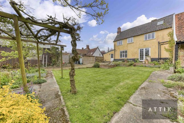 Semi-detached house for sale in The Street, Bramfield, Halesworth