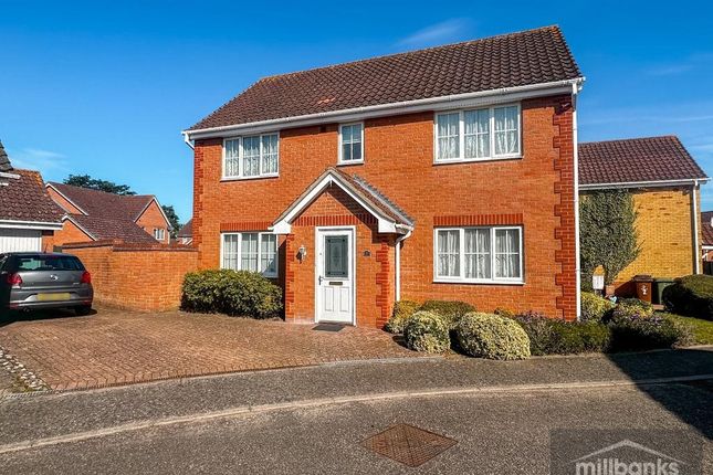 Thumbnail Detached house for sale in Varrick Way, Attleborough, Norfolk