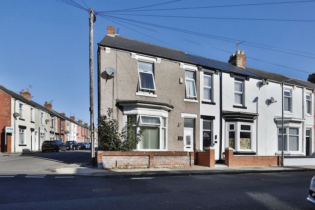 Thumbnail End terrace house for sale in Colwyn Road, Hartlepool
