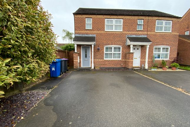 Thumbnail Semi-detached house for sale in Flinders Way, Cherry Willingham, Lincoln