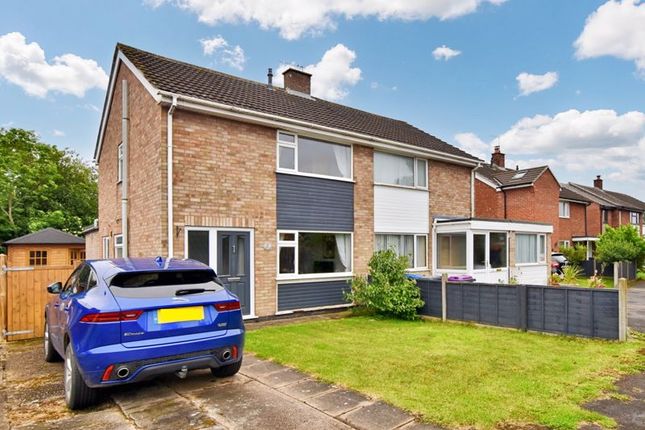 Thumbnail Semi-detached house for sale in St. Hughs Close, Cherry Willingham, Lincoln