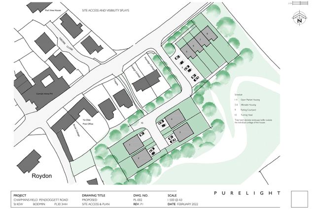 Thumbnail Land for sale in Chapmans Field, Pendoggett, Bodmin, Cornwall