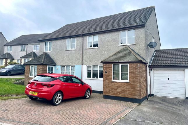 Semi-detached house for sale in Hazel Close, St. Austell