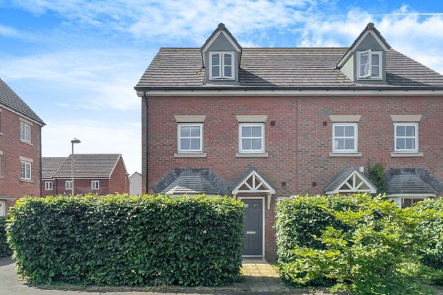 Thumbnail Semi-detached house for sale in Wycombe Road Kingsway, Quedgeley, Gloucester
