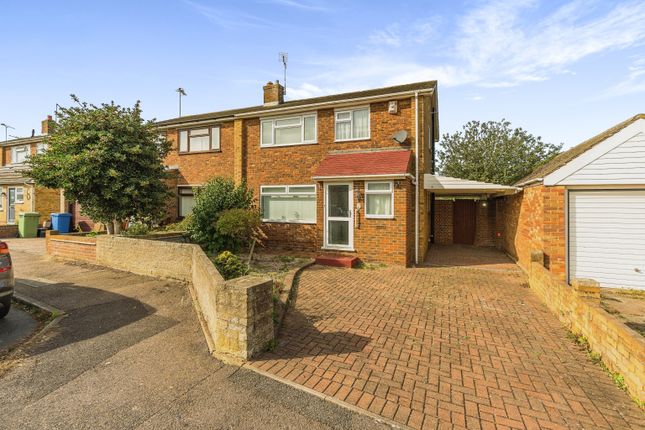 Semi-detached house for sale in Warwick Crescent, Sittingbourne