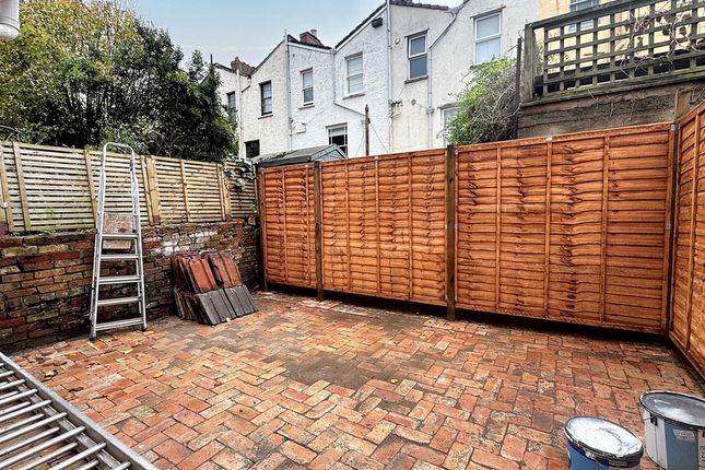 Private Paved Rear Garden With Enclosed Wooden Fen...