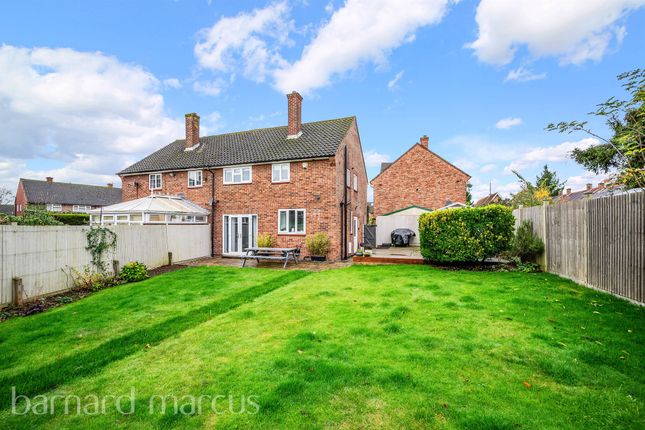 Thumbnail Semi-detached house for sale in Sutton Gardens, Merstham, Redhill