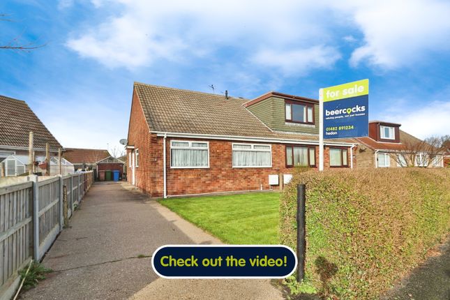 Thumbnail Semi-detached bungalow for sale in St. Philips Road, Keyingham, Hull
