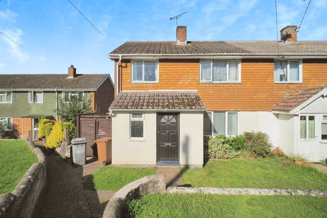 Thumbnail End terrace house for sale in Scott Close, Kings Somborne, Stockbridge