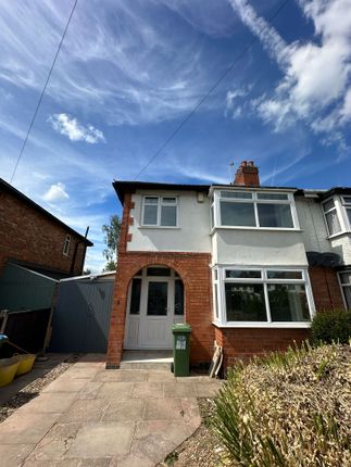 Thumbnail Semi-detached house to rent in Gwencole Crescent, Leicester