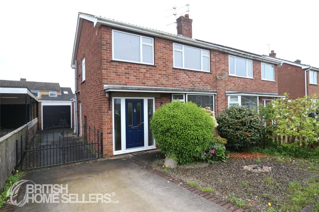 Thumbnail Semi-detached house for sale in Eastfield Crescent, York, North Yorkshire
