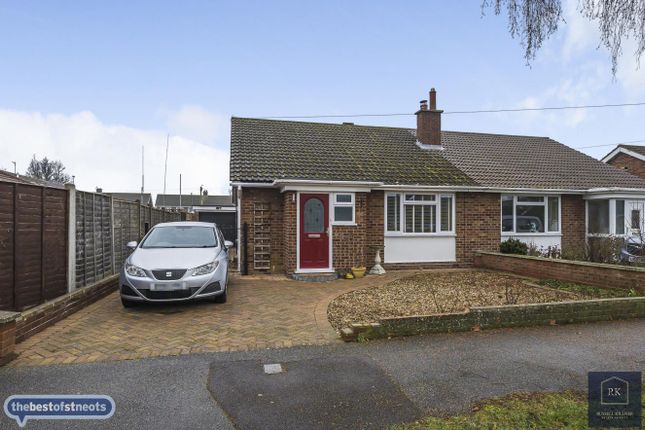 Thumbnail Semi-detached bungalow for sale in Clover Road, Eaton Socon, St. Neots