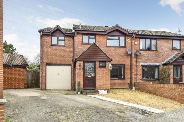 Thumbnail Semi-detached house for sale in Juniper Road, Clanfield, Waterlooville